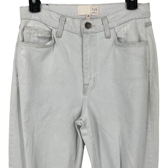 C/E by Current Elliott jeans relaxed cuffed boyfriend light blue size 26 - Picture 3 of 8